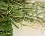水菜と豆腐のサラダ作り方1写真