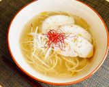 大豆麺使用!鶏塩ラーメン作り方6写真