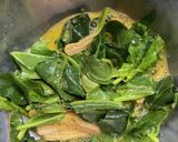ほうれん草卵あんかけそば作り方1写真