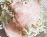 大根とえのきの最強明太マヨソース和え♪作り方4写真
