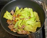 春キャベツであんかけ焼きそば作り方6写真