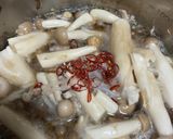 糸こんにゃくとしめじと豚肉の甘辛煮作り方3写真