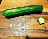 付け合わせにぴったり、丸ごとズッキーニ作り方1写真