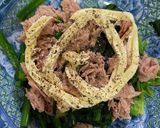 簡単、げきうま、ほうれん草のツナマヨ和え作り方5写真