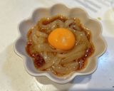 イカそうめんのピリ辛ユッケ作り方2写真