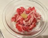アスパラと牛肉のオイスター炒め作り方1写真