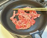 アスパラと牛肉のオイスター炒め作り方4写真