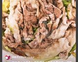 レンジで豚バラとキャベツの酒蒸し♫作り方12写真