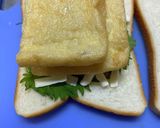 蓮根きんぴらと油揚げのホットサンド作り方6写真