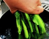 春色！簡単、菜の花の塩昆布和え♪作り方3写真