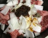 ステーキ牛肉とさつまいもの「八宝醤」炒め作り方2写真