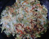 水菜と豚肉の和風米粉チヂミ作り方4写真