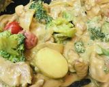 牛乳＋カレーペーストで作る鶏肉野菜カレー作り方3写真