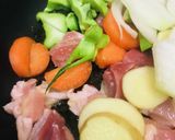 牛乳+カレーペーストで作るチーズカレー作り方1写真
