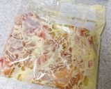 鶏肉の簡単アイオリソース風オーブン焼き作り方1写真