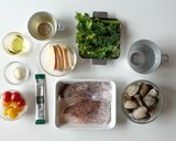 春の青汁アクアパッツァ作り方1写真