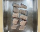 春野菜と魚のガーリック炒め作り方1写真
