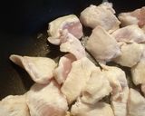 鶏胸肉と小松菜の塩昆布炒め作り方2写真
