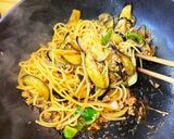 茄子と挽肉の中華風パスタ（ファンファン）作り方6写真