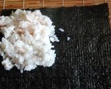 寿司のりで3回折るおにぎらず作り方2写真