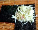 寿司のりで3回折るおにぎらず作り方3写真