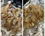 絶品☆簡単！すぐできる！竜鳳風鶏皮焼き作り方1写真