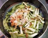 毛ガニのスープパスタ作り方4写真
