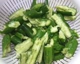 ポリポリ止まらない♪甘辛味噌きゅうり作り方1写真
