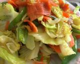 肉入り野菜炒め作り方7写真