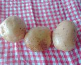 天然だし★鶏モモ肉と新じゃが★基本の煮物作り方1写真