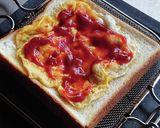 ホットサンド★チーズとろ〜りポテサラ玉子作り方5写真