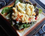 ホットサンド★チーズとろ〜りポテサラ玉子作り方6写真