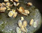 春キャベツとあさりのパスタ〜海苔まみれ作り方3写真