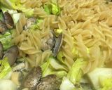 春キャベツとあさりのパスタ〜海苔まみれ作り方5写真