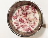 ビーフカレー、ビーフシチュー用肉の下準備作り方1写真