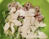 キャベツ ちくわ チーズのごまあえ作り方5写真