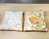 ナポリタン、ハンバーグ、卵のホットサンド作り方7写真
