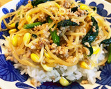 豚ひき肉とお野菜の焼き肉のタレ炒め作り方5写真