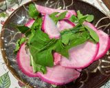 もものすけとルッコラの春色サラダ作り方3写真