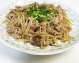 豚肉ともやしの柚子胡椒ポン酢炒め作り方3写真