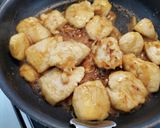 むね肉と新玉ねぎのバターじょうゆ炒め作り方4写真