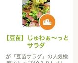 【豆苗】じゅわぁ〜っとサラダ作り方1写真