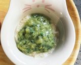 さつま芋とほうれん草の豆乳うどん　離乳食作り方3写真