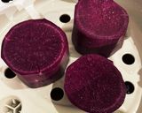 むらさき芋のお粥　離乳食　フリージング作り方2写真