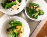 根菜茄子さっぱりきな粉ポン味野菜炒作り方5写真