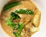 根菜茄子さっぱりきな粉ポン味野菜炒作り方12写真