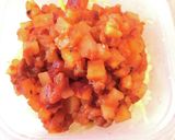 大根とさつまいもの野菜増しましタコライス作り方6写真