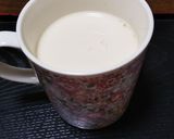 私は ホット焙じ茶ミルクに ヒパーチ作り方2写真