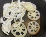 照り焼きチキンと蓮根のホットサンド作り方1写真