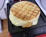 照り焼きチキンと蓮根のホットサンド作り方7写真